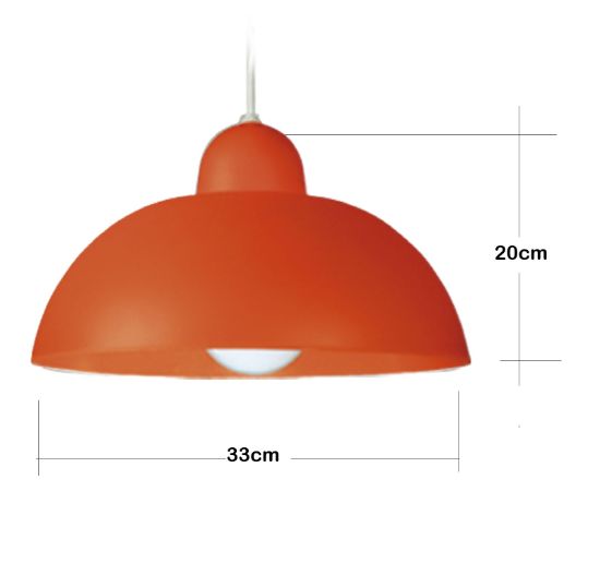 Imagen de COLGANTE PVC PANTALLA NARANJA