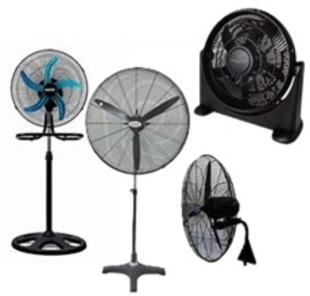 Imagen para la categoría VENTILADORES DE PIE Y PARED