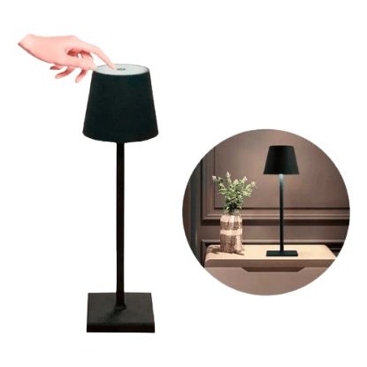 Imagen de VELADOR LED CON TACTIL RECARGABLE ORYX JS-P236 -NEGRO