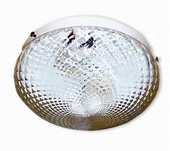 Imagen de PLAFON 20 VENECIANO CRISTAL BLANCO