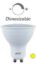 Imagen de DICROICA LED 7W GU10 LUZ CALIDA 3000K 560L 105º DIMERIZABLE -BAW