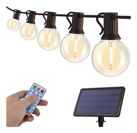 Imagen de GUIRNALDA LED SOLAR CON 14 FOCOS