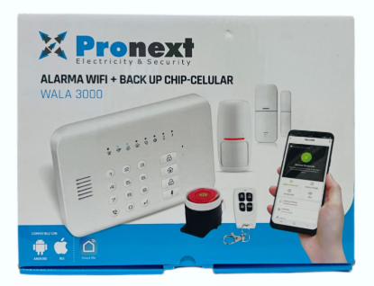 Imagen de ALARMA PRONEXT ALARMA SMART WIFI + GSM -WALA 3000