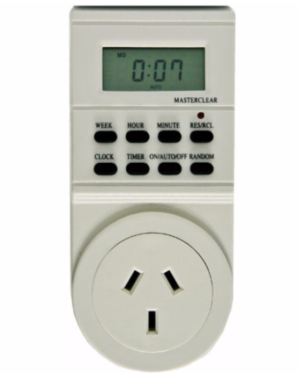 Imagen de TEMPORIZADOR HORARIO DIGITAL ENCHUFE SEMANAL