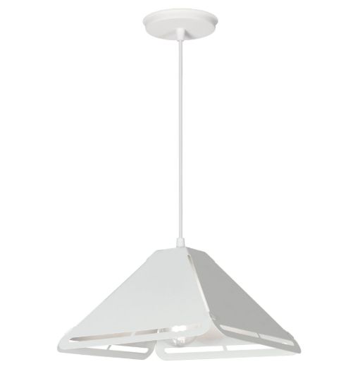 Imagen de COLGANTE "LERMA" BLANCO TEXTURADO (275X110 MM)