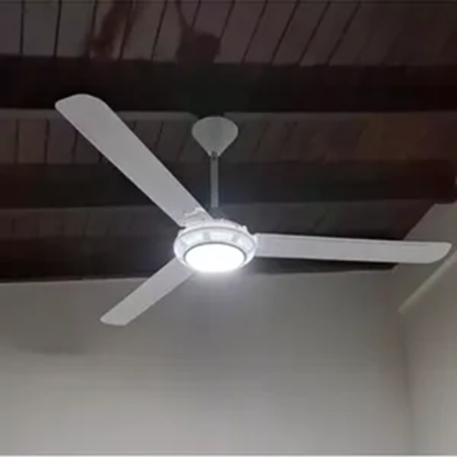 Imagen de VENTILADOR DE TECHO 3 PALAS 1.40M BLANCO CON LUZ 18W