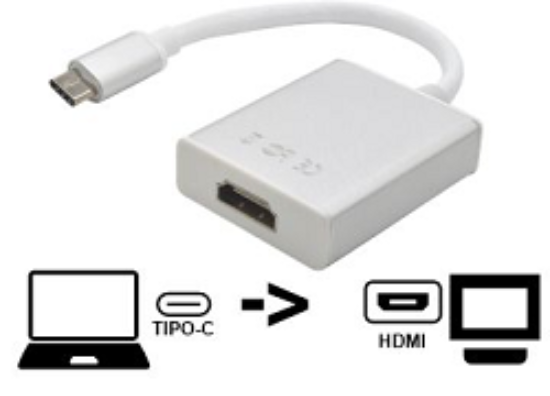 Imagen de ADAPTADOR USB TIPO C A HDMI - NO ES BIDIRECCIONAL