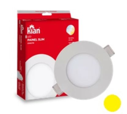 Imagen de PANEL LED  6W REDONDO LUZ CALIDA -KIAN