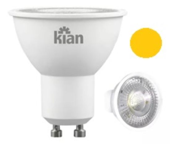 Imagen de DICROICA LED 6W GU10 LUZ CALIDA 40º -KIAN