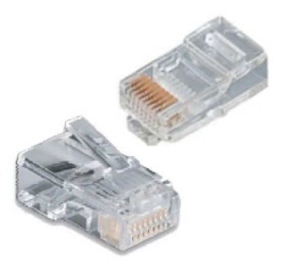 Imagen de FICHA COMPUTACION MACHO RJ45 CAT5E 8P - GLC