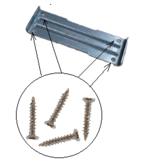 Imagen de CONECTOR PARA SPOT EMBUTIR CUADRADO C/TORNILLOS