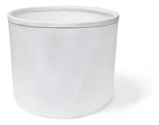 Imagen de PANTALLA CIRCULAR PEGADA 20X20X12 PLASTICA BLANCA C/SUNCHO INVERTIDO