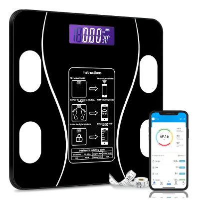 Imagen de BALANZA PERSONAL 180KG C/BLUETHOOTH APP AL CELULAR