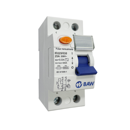 Imagen de INT DIFERENCIAL BAW 2X25A 30MA "AC"