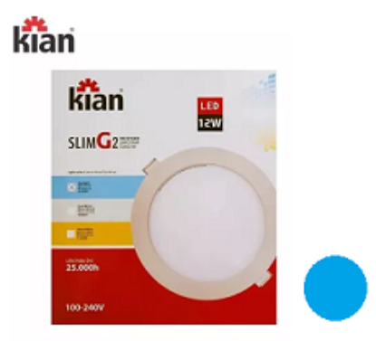 Imagen de PANEL LED 12W REDONDO LUZ DIA -KIAN
