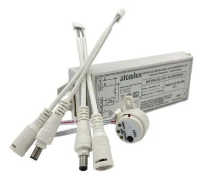 Imagen de CONVERSOR A EMERGENCIA PARA PANELES LED DE 3W A 55W 60VCC BATERIA LITIO ION INCORPORADA