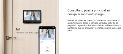Imagen de VIDEOPORTERO IP 2MP EZVIZ HP4