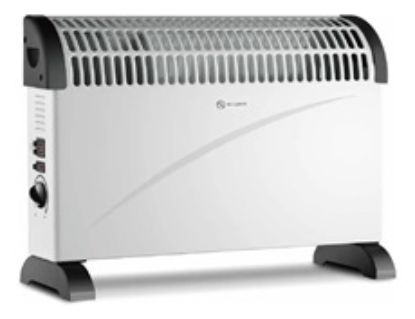 Imagen de CALOVENTOR CONVECTOR 750/1250/2000W EM-T2000 C/TURBINA
