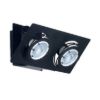 Imagen de APLIQUE 2 LUCES FUELLE DICRO NEGRO