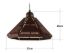 Imagen de COLGANTE CHAPA EGIPTO 25X25X23CM MARRON HEXAGONAL **¡OFERTA!