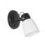 Imagen de SPOT 1 LUZ "VALEN" (Ø 110X120) C/TULIPA PVC NEGRO