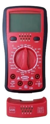 Imagen de TESTER DIGITAL PROFESIONAL CON BUZZER PUERTO USB/RJ11 / RJ12 / RJ45
